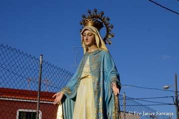 Caserones Bajo procesiona a sus patronos (Foto Francisco Javier Santana)